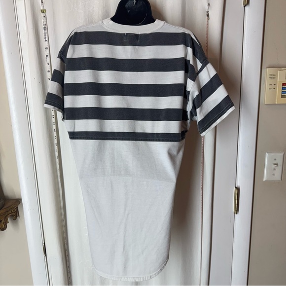 Vintage Women's Street Closed Long Tail Shirt - Picture 3 of 11